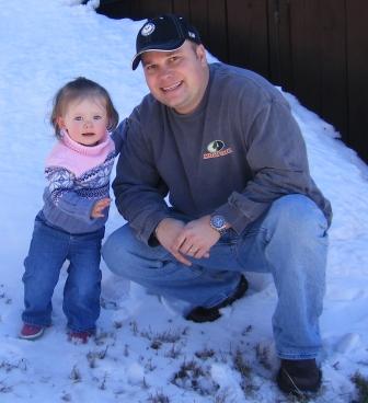 John Compton and his daughter, Castle Rock, Colorado, August 2008